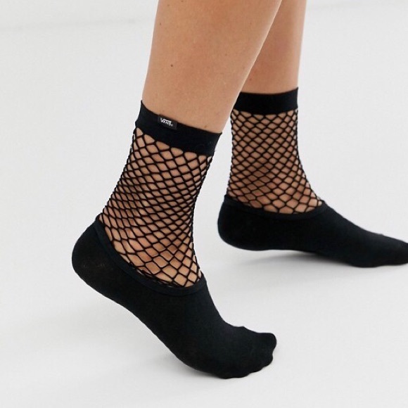 Vans Fishnet Socks Shoe Size 7-10 - Picture 2 of 5